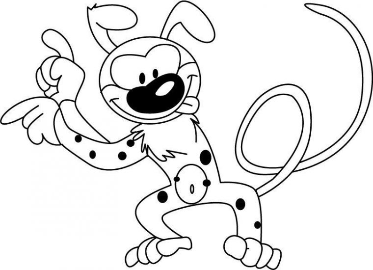 Coloriage Mon Ami Marsupilami 2 – Coloriage Mon Ami dedans Installer Coloriage