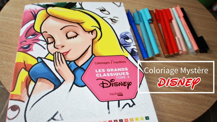 Coloriage Mystère Disney N°7 ♥ – destiné Livre Coloriage Disney