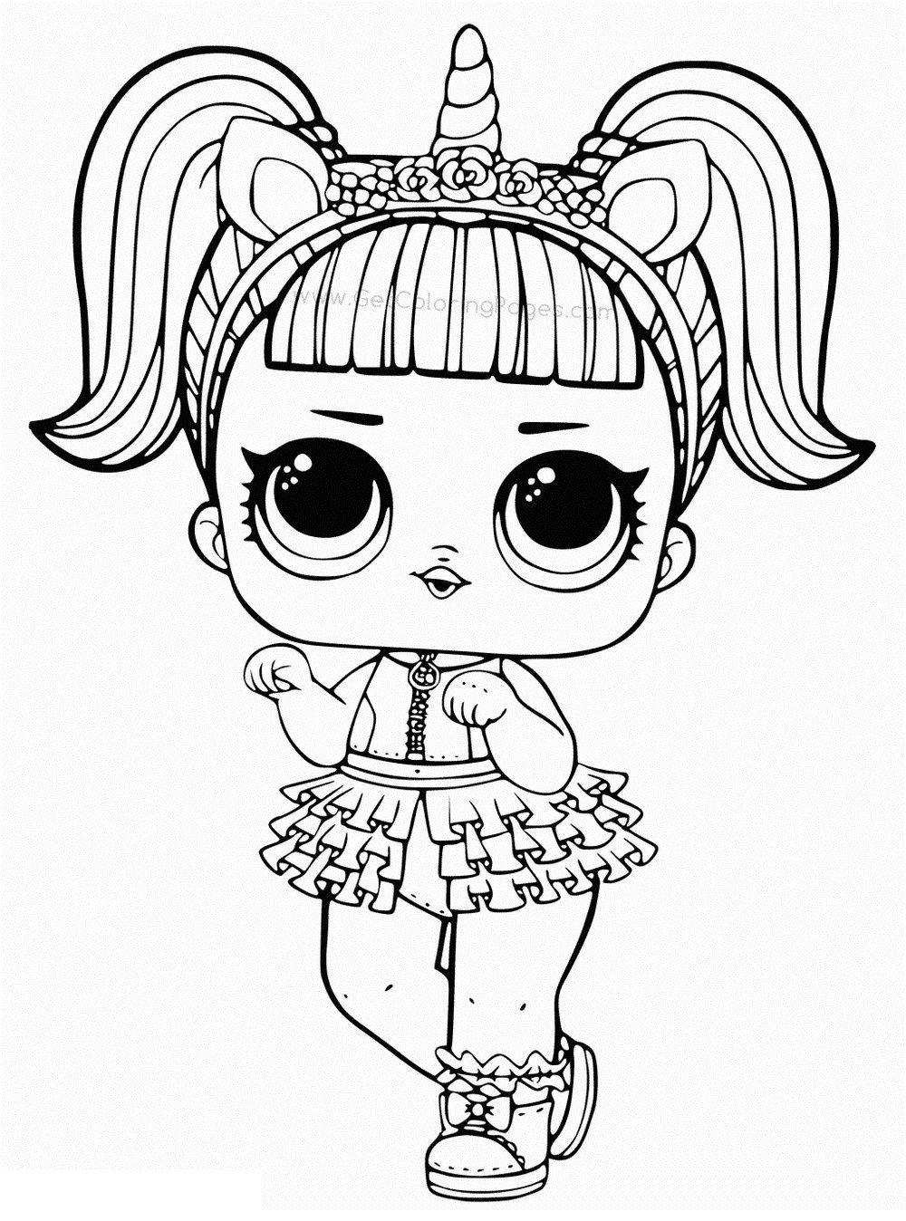 Coloriage Poupee Lol - Greatestcoloringbook intérieur Coloriage Poupeé Lol A Imprimer