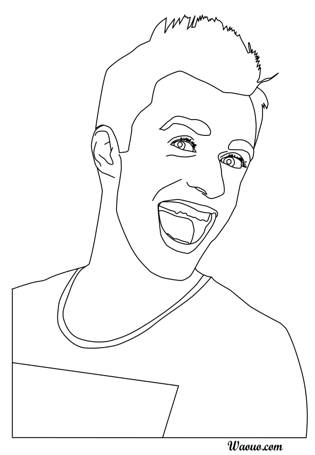 Coloriage Squeezie Personnalité De  À Imprimer dedans Video Coloriage