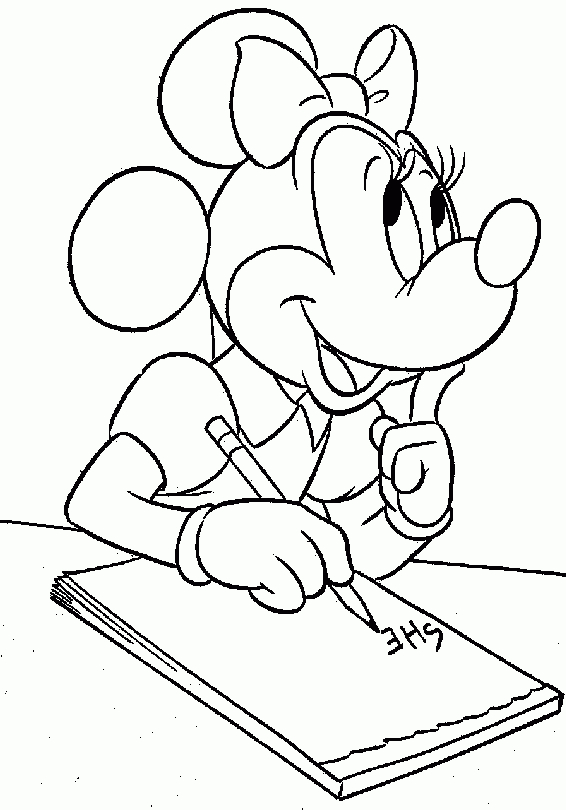 Colorier Minnie. Télécharger Et Imprimer Jouer destiné Telecharger Jeux De Coloriage Gratuit