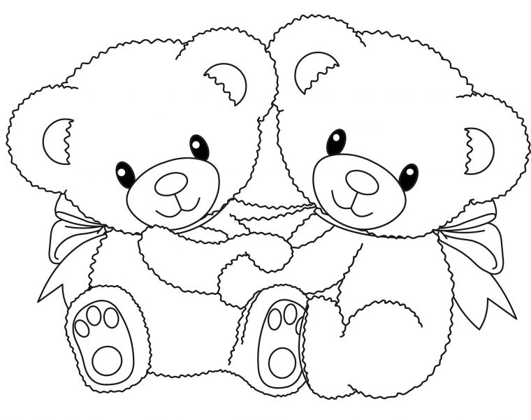 bear coloring pages for preschoolers