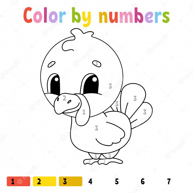 Couleur Par Numéros. Livre De Coloriage Pour Les Enfants tout Livre De Coloriage Par Numero