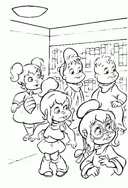 Dessin A Colorier Du Net – Coloriage Alvin Et Les Chipmunks intérieur Coloriage Alvin Et Les Chipmunks À Imprimer