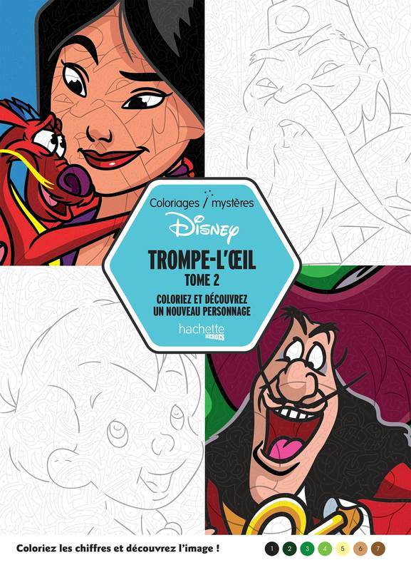 Dessin Disney Livre Coloriage Mystere Disney Tome 1 concernant Livre