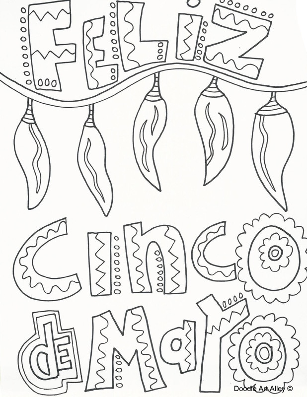 5 de mayo coloring pages