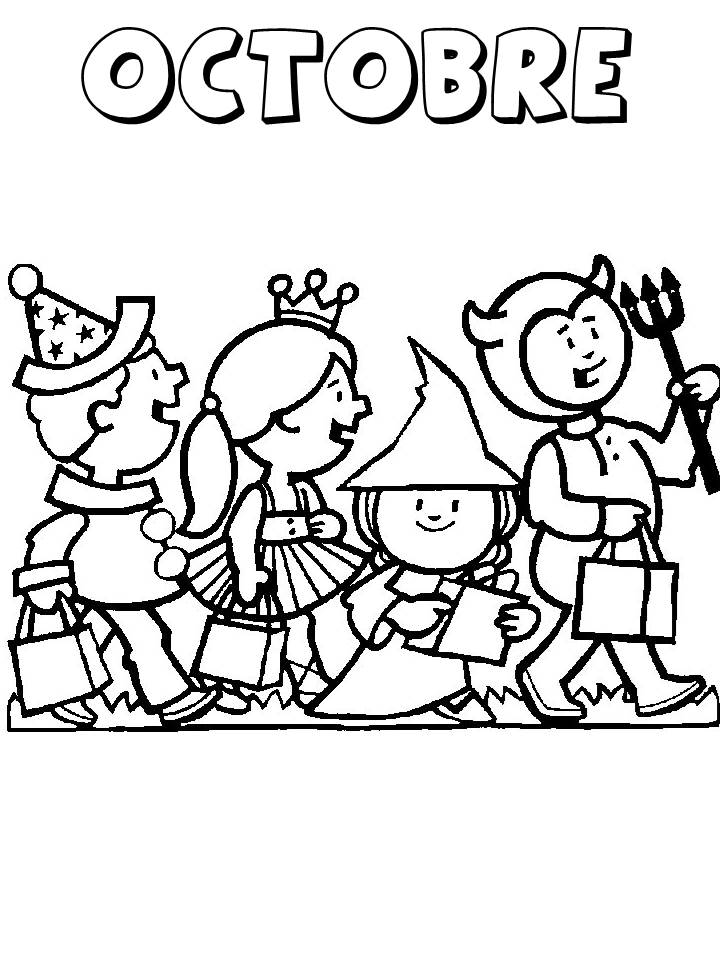 Feuille Mois Octobre Maternelle – Recherche Google intérieur Coloriage En Ligne Maternelle