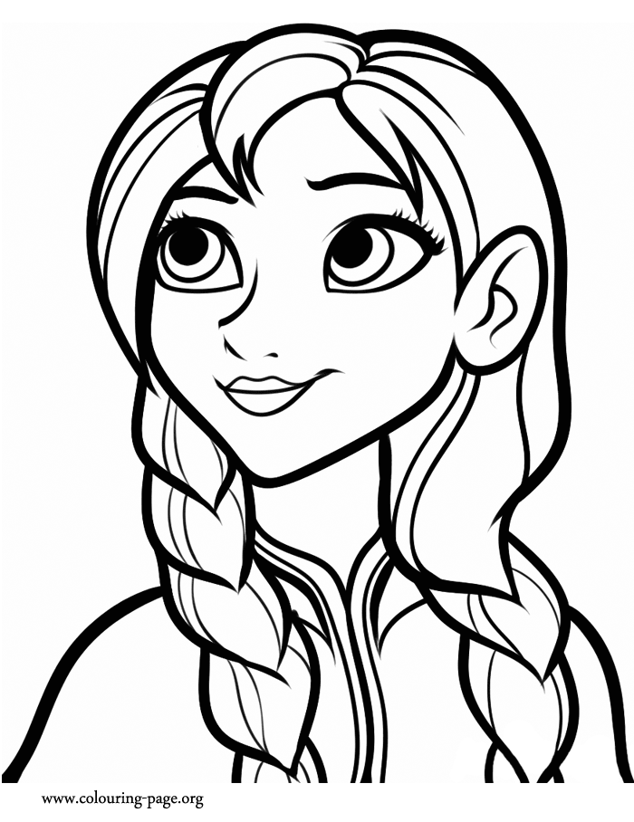 anna printable coloring pages