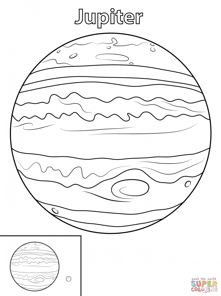 jupiter coloring pages