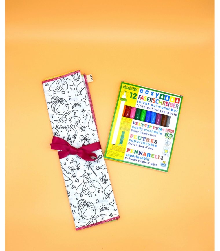 Kit Zéro Déchet : Cahier De Feuilles De Coloriage Lavables tout Kit De Coloriage