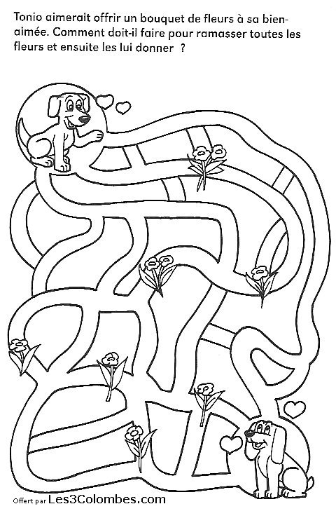 Labyrinthe Enfant 27 – Coloriage En Ligne Gratuit Pour Enfant à Coloriage Jeux