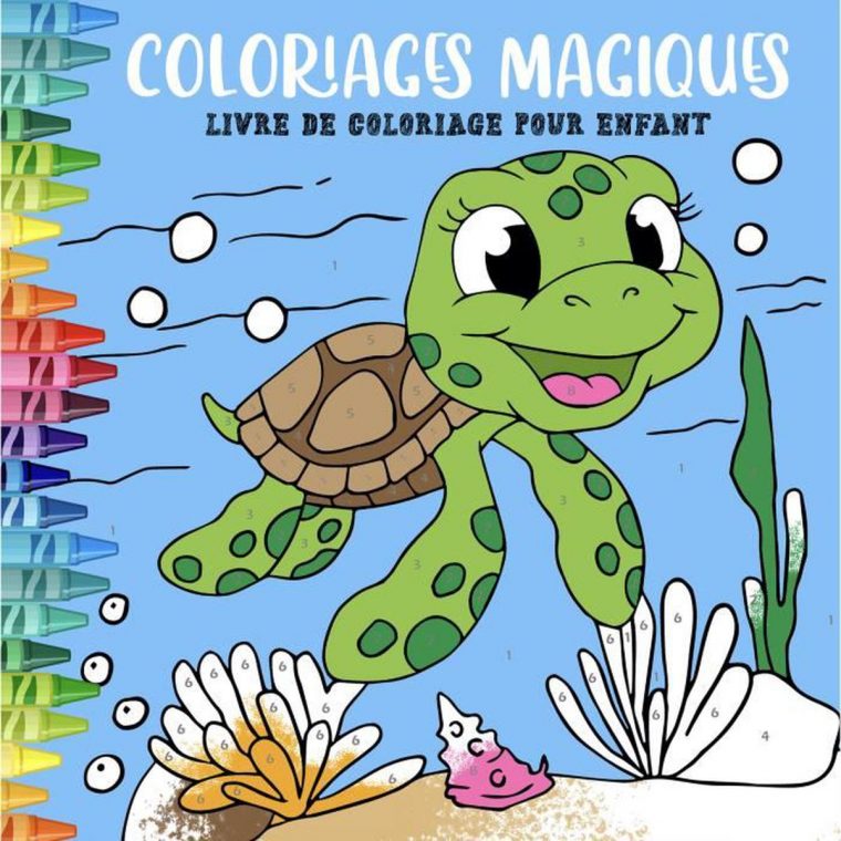 Livre De Coloriage Magique Enfant | 20 Dessins D'Animaux À serapportantà Cahier De Coloriage Enfant