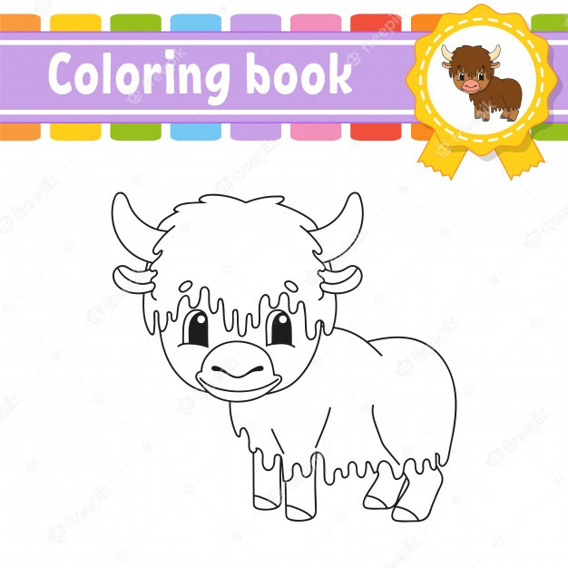 Livre De Coloriage Pour Les Enfants. | Vecteur Premium à Livre Coloriage Enfant