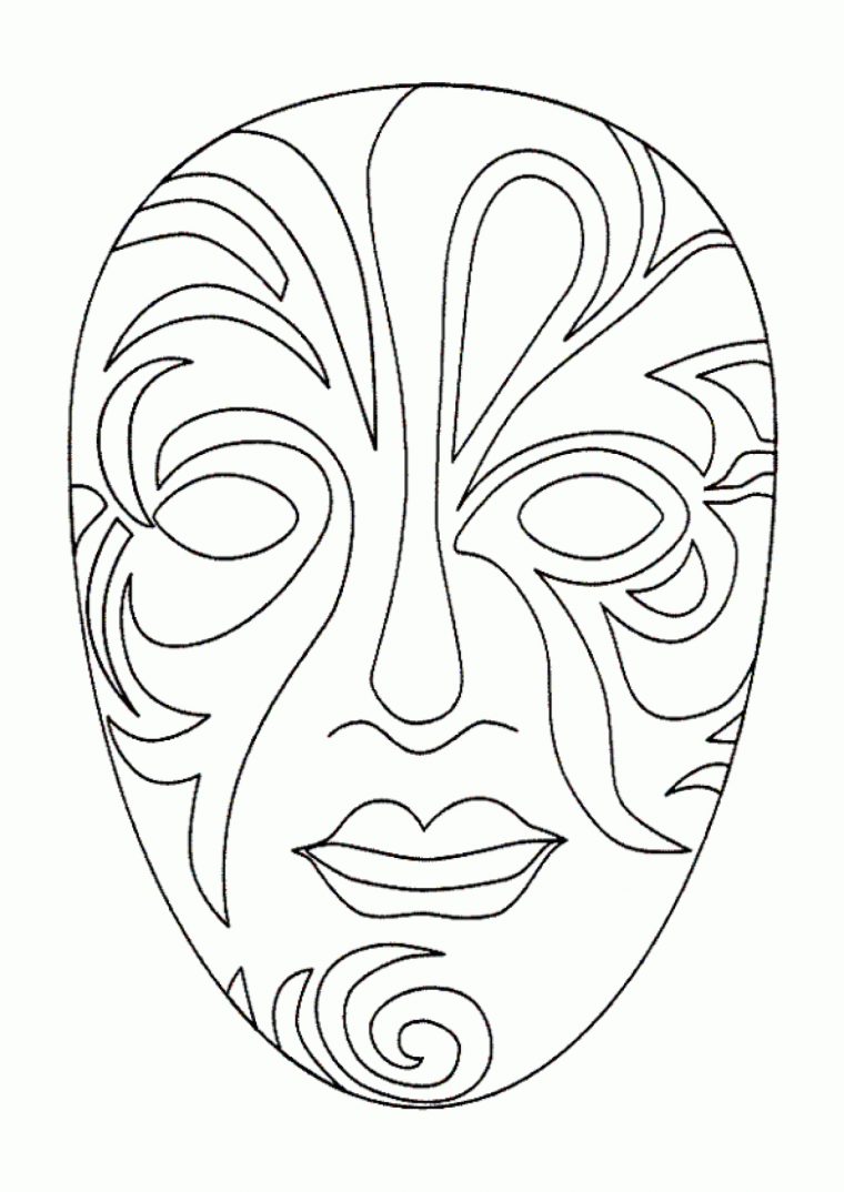 Masque A Colorier A Imprimer - Dessin Et Coloriage intérieur Masque Coloriage