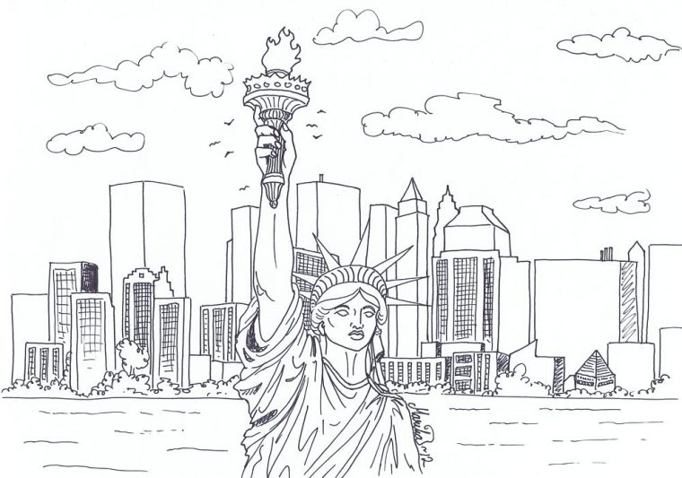 Pin On Coloring Pages For Adults – Free Printables à Coloriage Omy New York