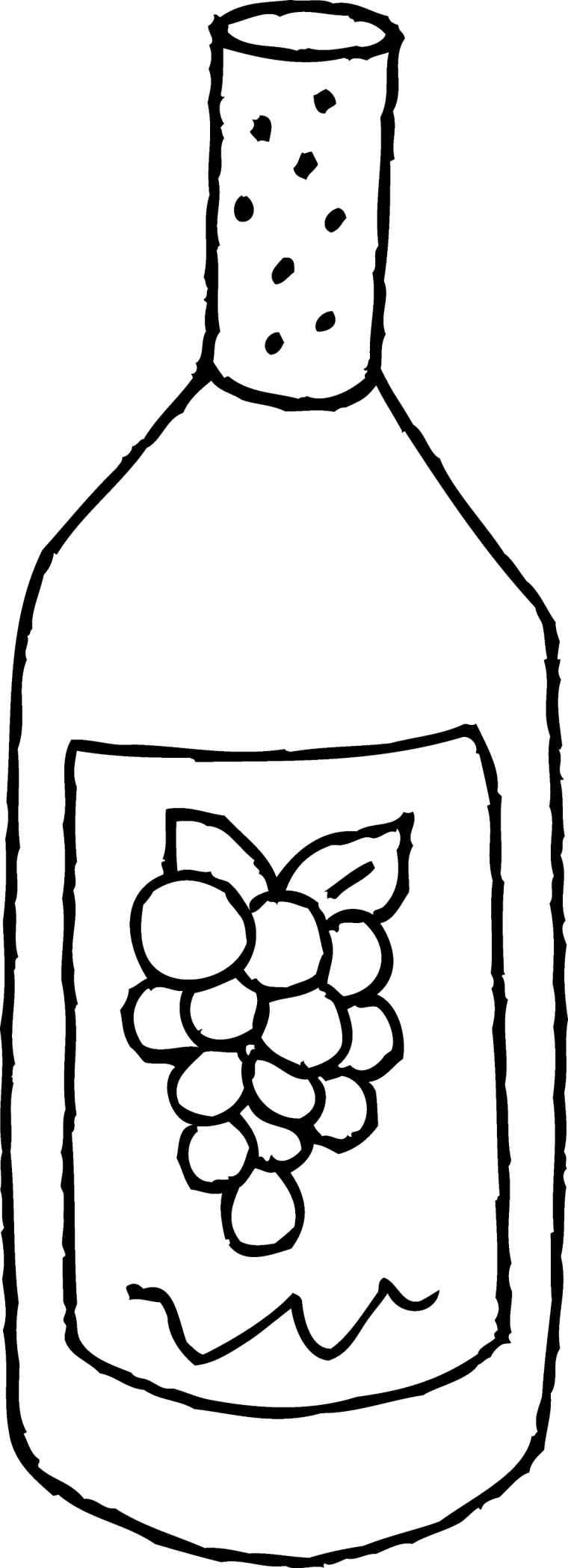 wine coloring pages