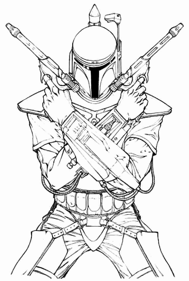 printable mandalorian coloring pages