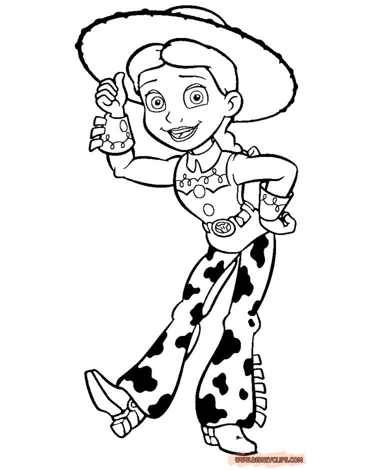 jessie toy story coloring pages