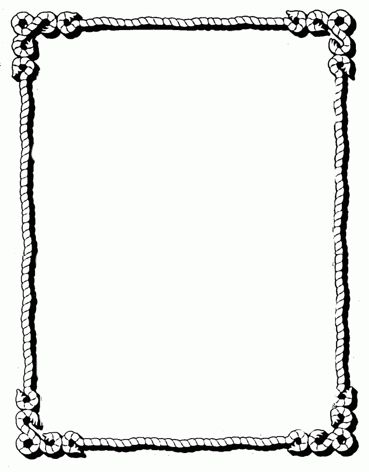border coloring pages