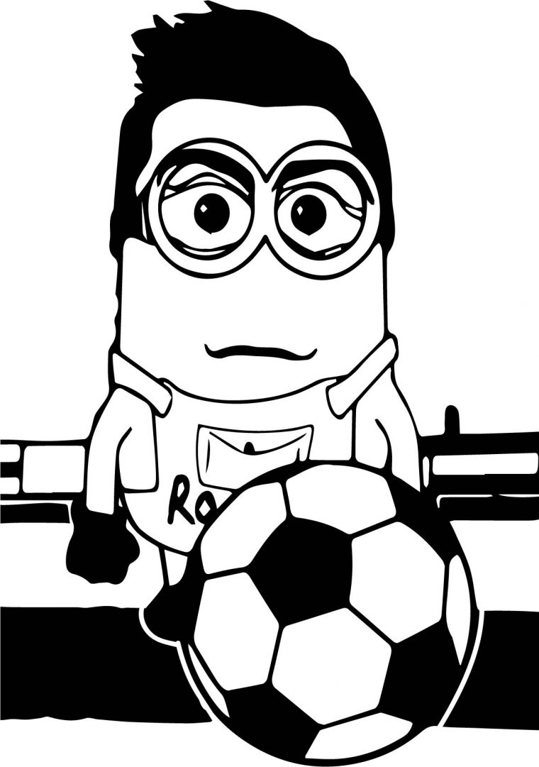 cristiano ronaldo coloring page