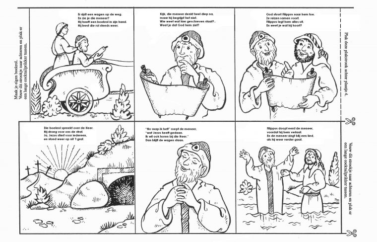 philip and the ethiopian coloring page