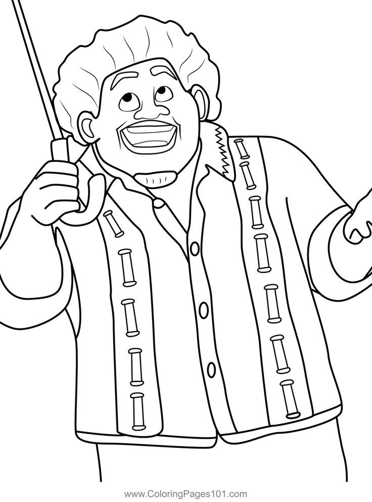 camilo encanto coloring page