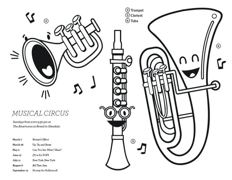 jazz coloring pages