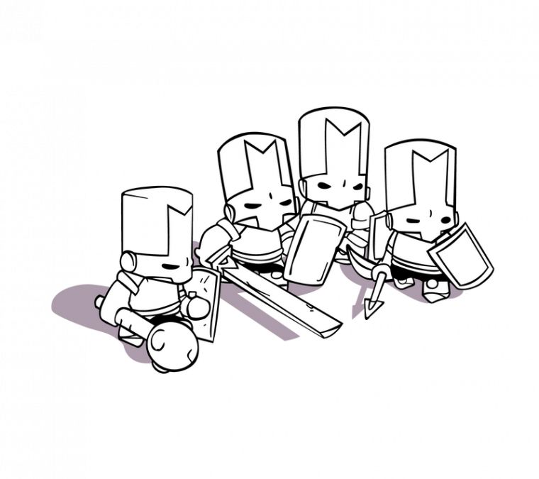 castle crashers coloring pages