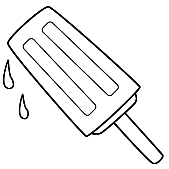 popsicles coloring pages