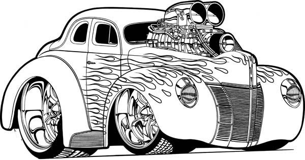 10 Best Hot Wheels Coloring Pages Images On Pinterest avec Coloriage Dragster