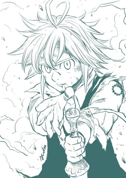 10 Ideas De Imagenes De Meliodas | Imagenes De Meliodas dedans Meliodas Coloriage