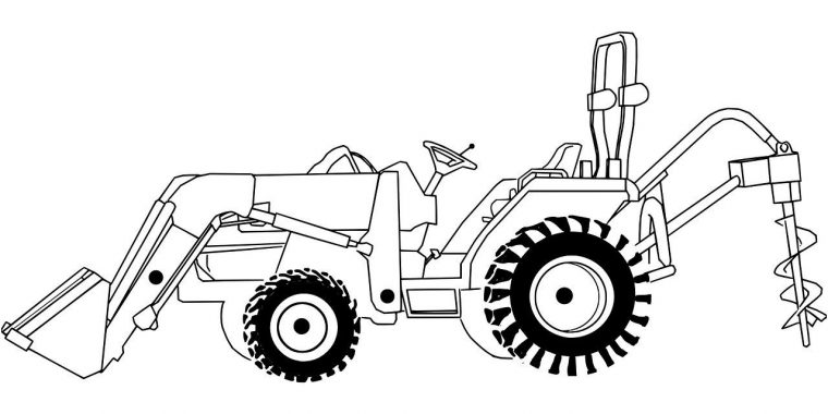 10 Original Coloriage Tracteur À Imprimer Pictures destiné Coloriage Tracteur Fendt