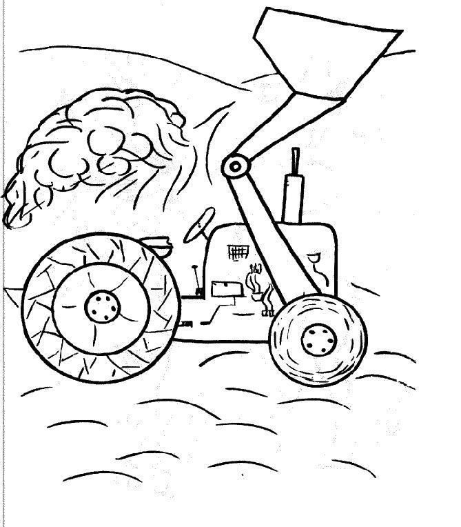 117 Dessins De Coloriage Tracteur À Imprimer pour Comment Dessiner Un Tracteur