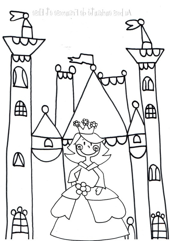 12 Luxe De Dessin Chateau Princesse Image – Coloriage Tout dedans Coloriage Château Princesse