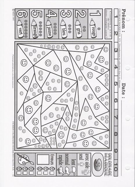 120 Idées De Ulis En 2021 | Ulis, Cahier D'Écriture à Mdi 2005 Coloriage Magique Cm1