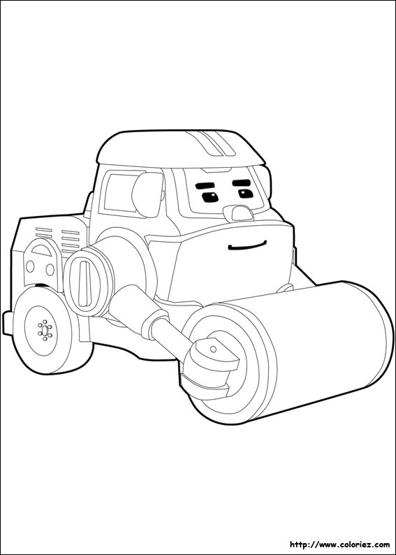 14 Dessins De Coloriage Robocar Poli Ambre À Imprimer intérieur Coloriage Robocar Poli