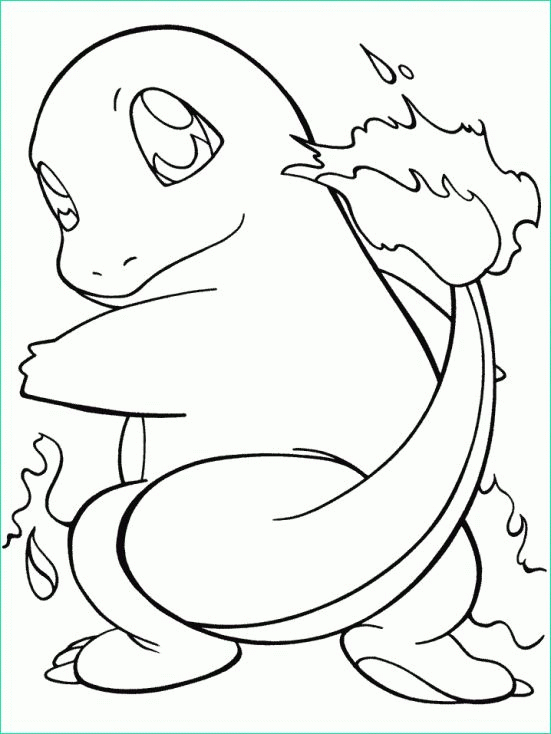 14 Élégant De Salameche Dessin Photos – Coloriage : Coloriage avec Salameche Coloriage