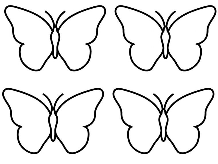 15 Nouveau De Dessin Papillon À Imprimer Collection à Papillondessin Facile