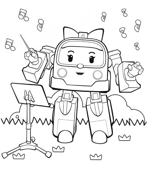 15 Remarquable Robocar Poli Coloriage Pics | Coloring avec Coloriage Robocar Poli