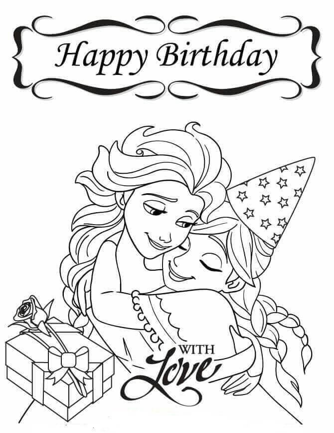 25 Free Printable Happy Birthday Coloring Pages concernant Happy Color A Imprimer