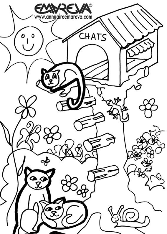 260 Dessins De Coloriage Chat À Imprimer Sur Laguerche concernant Dessin De Chaton À Imprimer