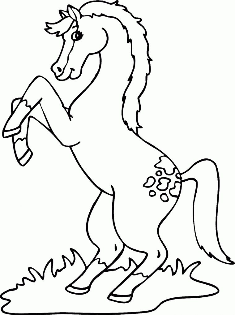 296 Dessins De Coloriage Cheval À Imprimer Sur Laguerche dedans Dessin De Scorpion A Imprimer