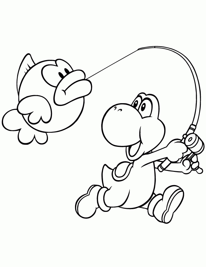 36 Dessins De Coloriage Yoshi À Imprimer Sur Laguerche concernant Dessin A Imprimer Yoshi