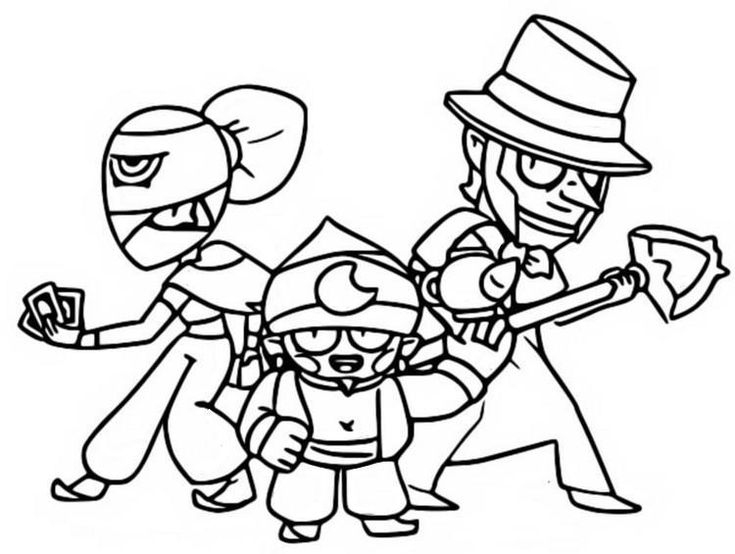 42 Coloriage A Imprimer Brawl Star In 2020 | Star Coloring tout Dessin Brawl Stars Nani