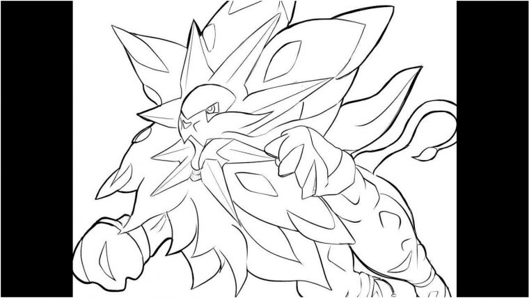 8 Aimable Pokemon Lunala Coloriage Images – Coloriage destiné Coloriage Tokorico