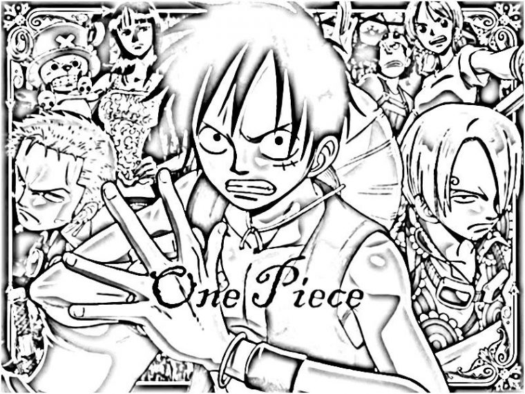 8 Génial Coloriage One Piece Pics | Coloriage, Dessin A tout One Piece A Imprimer