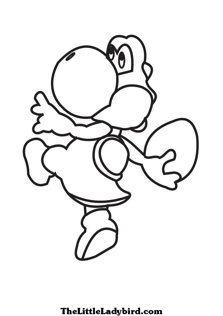 8 Primaire Yoshi Coloriage Pictures | Coloriage Yoshi pour Dessin Yoshi Facile