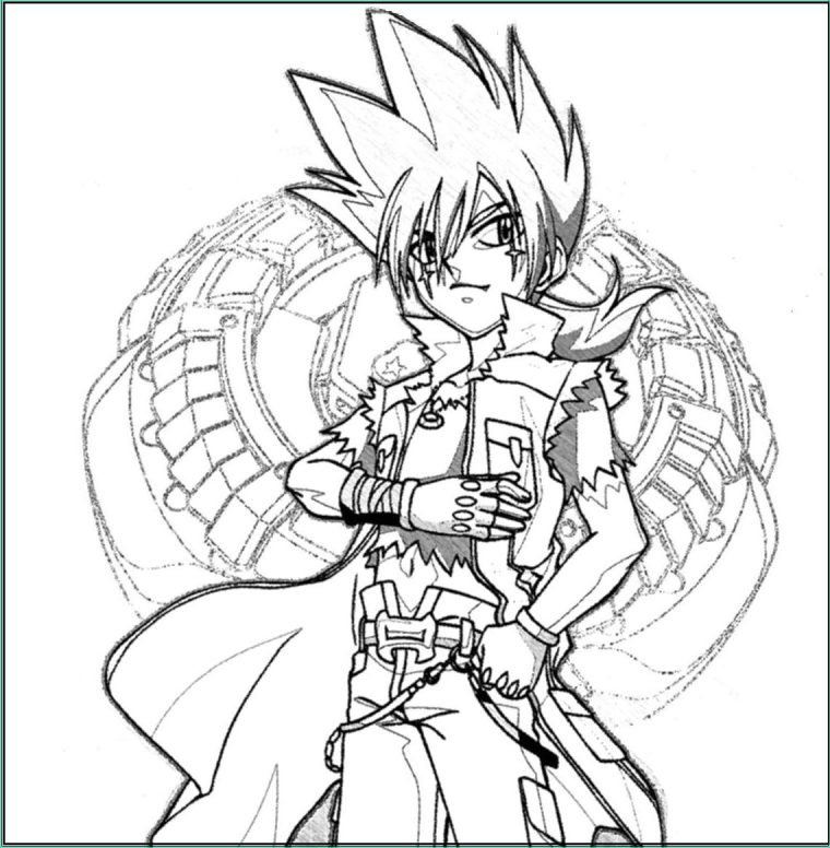 9 Inspirant De Toupie Beyblade À Colorier Photos dedans Coloriage Toupie Valtryek