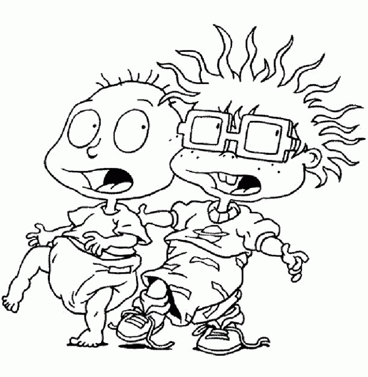 rugrats coloring pages