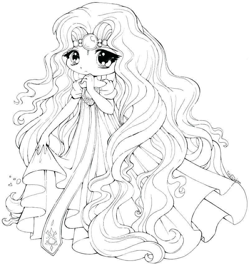 Anime Princess Coloring Pages At Getcolorings | Free destiné Coloriage Princesse Manga